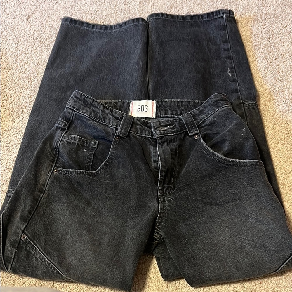 BDG Black Relaxed Jeans Classic Style